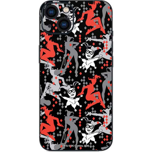 DC Comics Harley Quinn All Over Print iPhone 14 Plus Skin